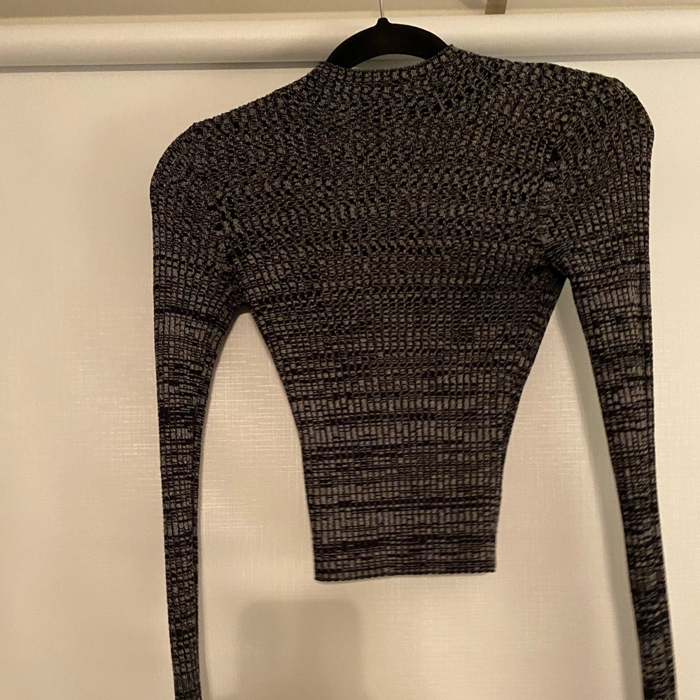 Dark grey top